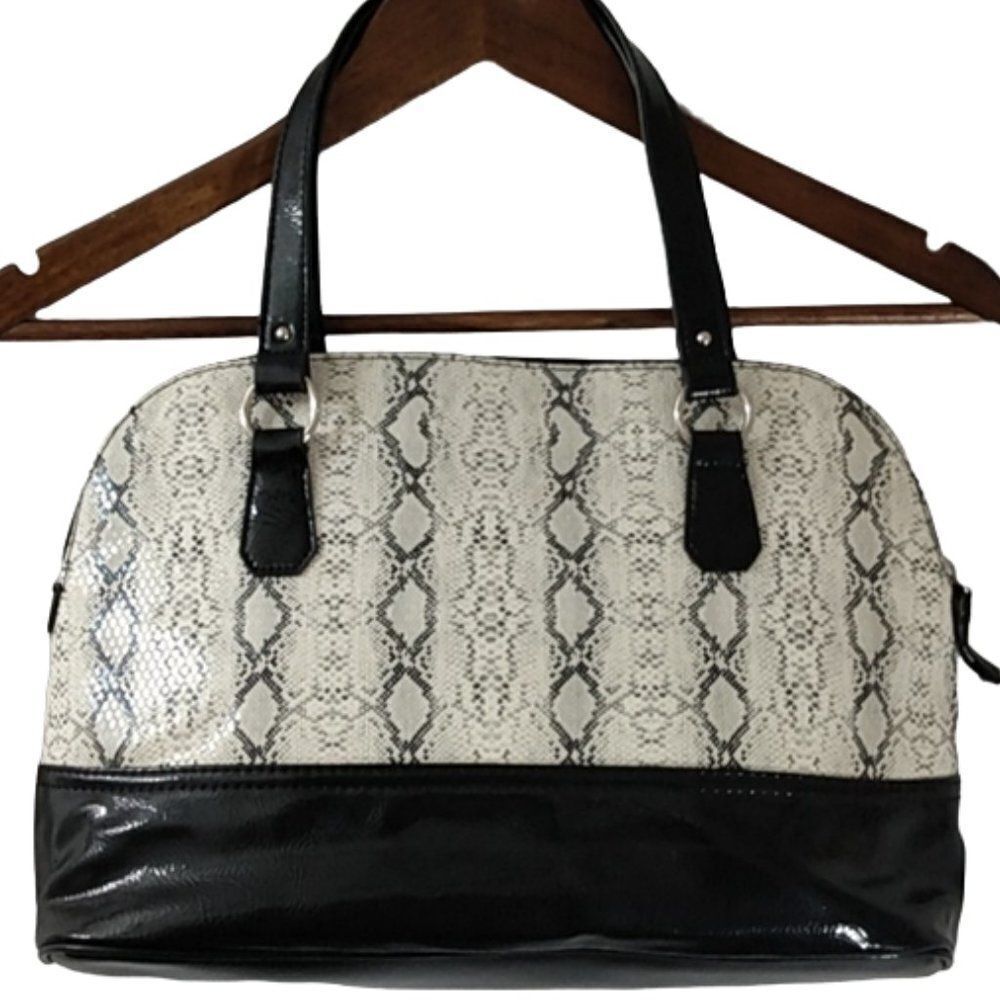 9 & Co Faux Snakeskin Handbag - Picture 2 of 8